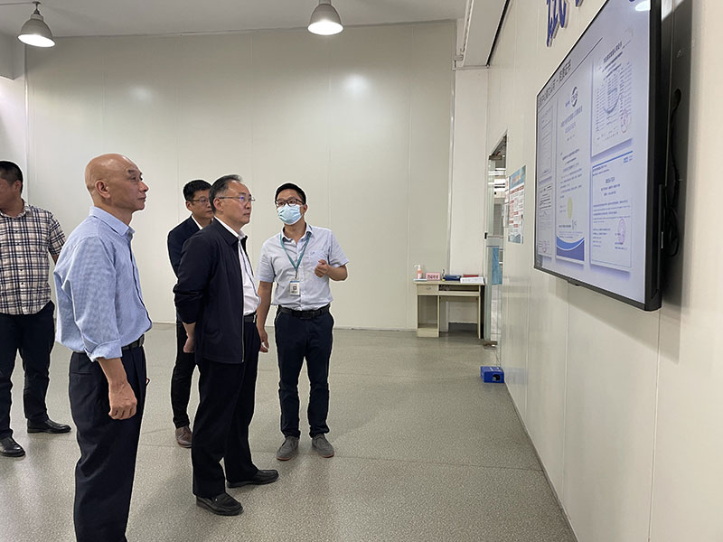 南京市一级巡视员、淮安市副市长、宁淮智能制造产业园党工委书记许明一行调研考察南京奥联电子