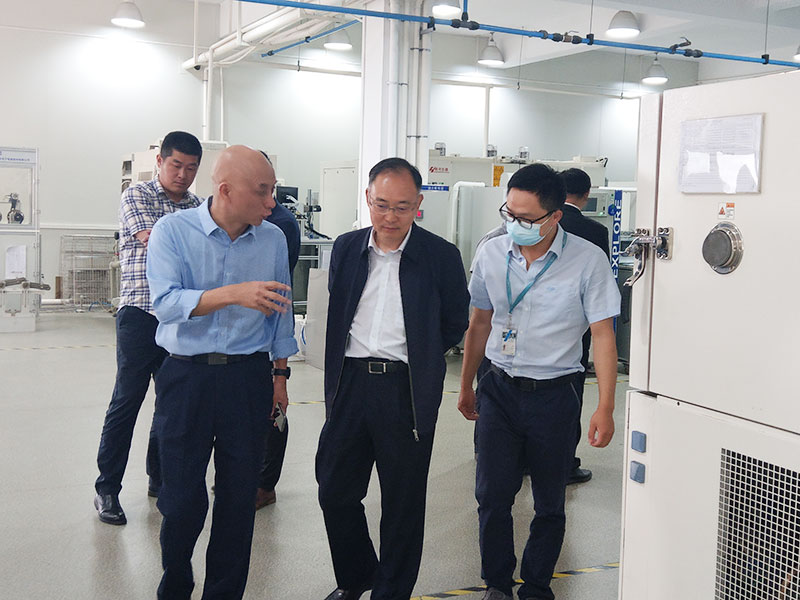 南京市一级巡视员、淮安市副市长、宁淮智能制造产业园党工委书记许明一行调研考察南京奥联电子